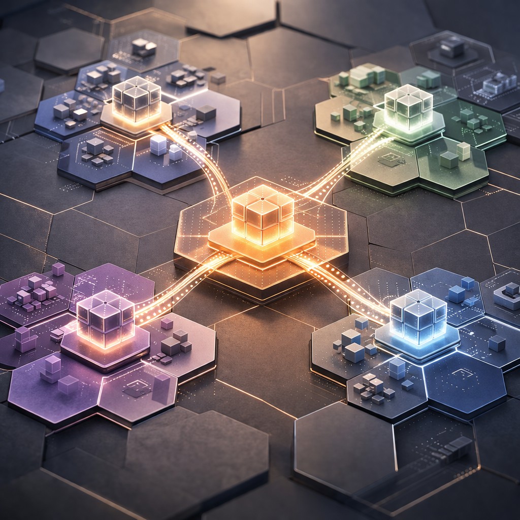 Reuse visualization showing successful AI patterns replicated across operating contexts.